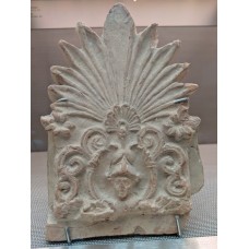Roman terracotta antefix with Athena bust